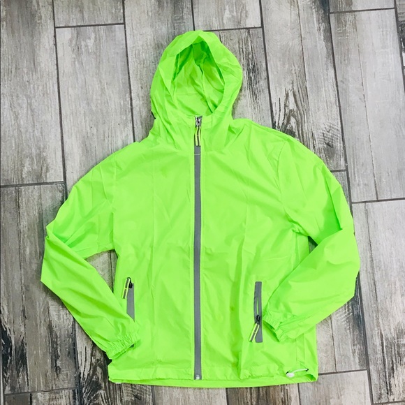 Other - Neon Green Ultralight Windbreaker Running Jacket